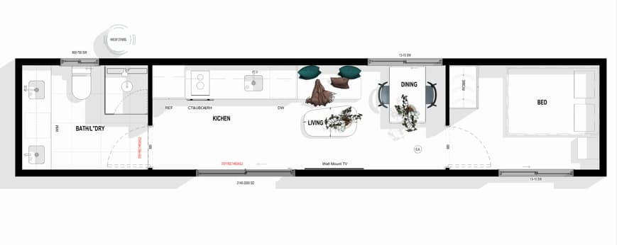 Retreat floor plan
